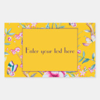 モノグラムカスタムイエローフローラデザイン