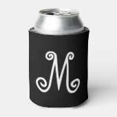 モノグラムカスタムイニシャルフロントバッククーラーボックス 缶クーラー (缶正面)