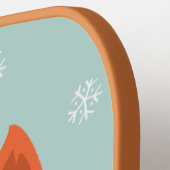 モノグラムカスタムウィンターキツネ ピックルボールラケット (左詳細)