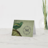 モノグラムカスタムオウム ノートカード (正面)
