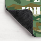モノグラムカスタムグリーンアーミーカモフラージマウスパッド マウスパッド (コーナー)