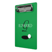 モノグラムカスタムゴルフスコアカードホルダー ミニクリップボード (アングル2)