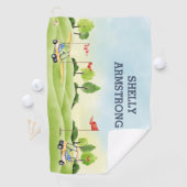 モノグラムカスタムゴルフタオル ゴルフタオル (インサイチュ)