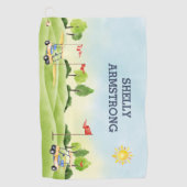 モノグラムカスタムゴルフタオル ゴルフタオル (正面)