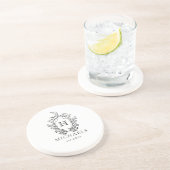 モノグラムカスタムサンドストーンコースター コースター (側面)