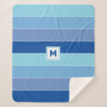 モノグラムカスタムシェルパブランケット
