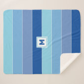 モノグラムカスタムシェルパブランケット シェルパブランケット (正面(横))