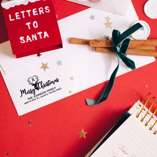 モノグラムカスタムシカ差出人住所 ラバースタンプ