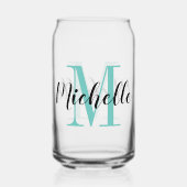 モノグラムカスタムソーダ缶ガラスのギフトを形にする ガラス缶 (裏面)