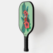モノグラムカスタムトロピカルオウム ピックルボールラケット (左)