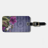 モノグラムカスタムトロピカルフローラ ラゲッジタグ (正面横)