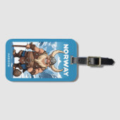 モノグラムカスタムノルウェーのトロール ラゲッジタグ (正面横)
