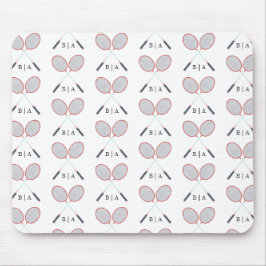 モノグラムカスタムバドミントンパターン マウスパッド