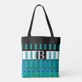 モノグラムカスタムパーソナライズされたトスタイリッシュート トートバッグ (裏面)