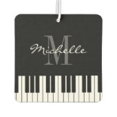 モノグラムカスタムピアノ鍵車の空気清浄機 カーエアーフレッシュナー (裏面)