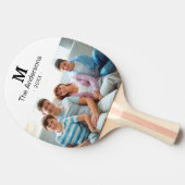 モノグラムカスタムフォト&ネーム卓球ラケット 卓球ラケット (横)
