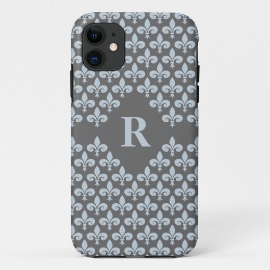 モノグラムカスタムフルーア – デリスiPhone 5ケース – メイト Case-Mate iPhoneケース (裏面)