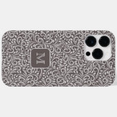 モノグラムカスタムフローラリーフパターン Case-Mate iPhoneケース (裏面 (横))