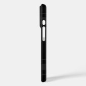 モノグラムカスタムブラックプレイド Case-Mate iPhoneケース (裏面 / 左)