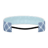 モノグラムカスタムプレイド/タータンチェックパターン アスレチックヘッドバンド (裏面)