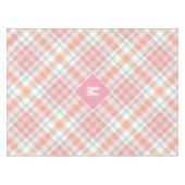 モノグラムカスタムプレイド/タータンチェックパターン テーブルクロス (正面(横))