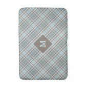 モノグラムカスタムプレイド/タータンチェック型浴用マット バスマット (正面縦)