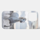 モノグラムカスタムホワイトホースの電話ケース Case-Mate iPhoneケース (裏面 (横))
