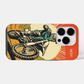 モノグラムカスタムモトクロス iPhoneケース (裏面横)