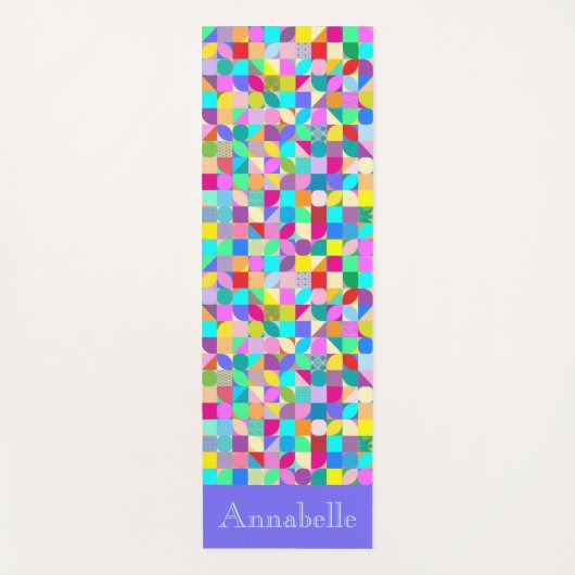 モノグラムカスタムヨガトレーニングヨガモダンマット ヨガマット (正面)