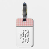 モノグラムカスタムラゲージタグ ラゲッジタグ (裏面縦)