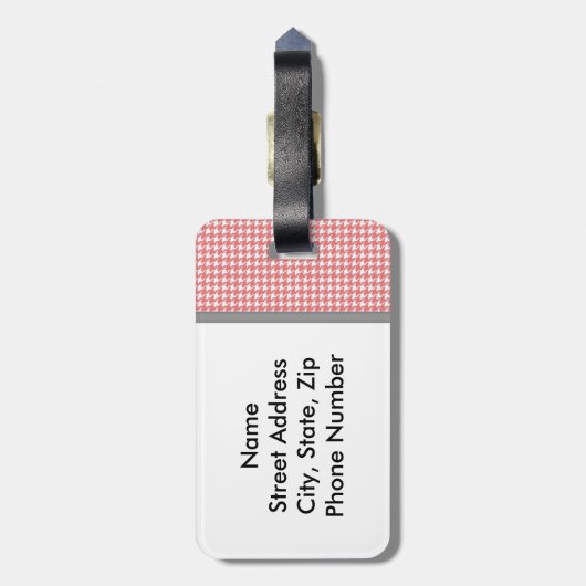 モノグラムカスタムラゲージタグ ラゲッジタグ (裏面縦)