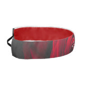 モノグラムカスタムレッドローズヴィンテージ写真 アスレチックヘッドバンド (左)