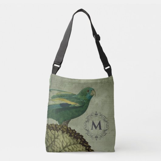 モノグラムカスタムヴィンテージオウム クロスボディバッグ (正面)