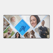 モノグラムカスタム付き7 – フォトコラージデスクマット デスクマット (正面)