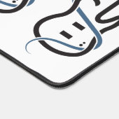 モノグラムカスタム様式化ギター デスクマット (コーナー)