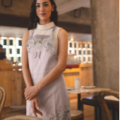 モノグラムカスタム水彩フローラ エプロン