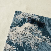 モノグラムカスタム波パターン ビーチタオル (インサイチュ)