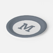 モノグラムカスタム紙プレート ペーパープレート (アングル)