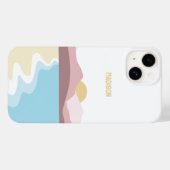 モノグラムカスタム自然イラストレーション Case-Mate iPhoneケース (裏面 (横))