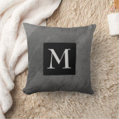 モノグラムカスタム装飾用クッショングレモダンー クッション (ブランケット)