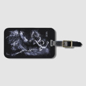 モノグラムカスタム踊りカップル ラゲッジタグ (正面横)
