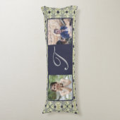 モノグラムカスタム2枚の写真シアヌスの花 ボディピロー (正面縦)