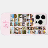 モノグラムカスタム36フォトコラージュ Case-Mate iPhoneケース (裏面 (横))