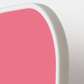 モノグラムカスタム、劇的なピンクの新しいライン ピックルボールラケット (左詳細)