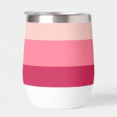 モノグラムカスタム、明るいピンクのレトロタイポグラフィ (右面)