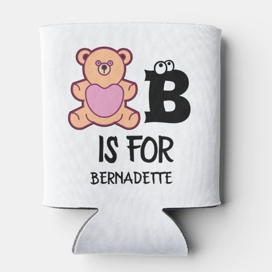 モノグラムカスタムBはクマかわいい動物おもしろい用である 缶クーラー (裏面)