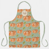 モノグラムカボチャのパッチ エプロン (正面)