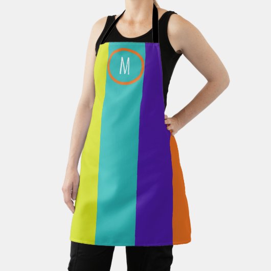 モノグラムカラフルストライプのエプロン エプロン (インサイチュ)