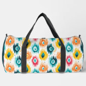 モノグラムカラフルトバル抽象芸術パターン ダッフルバッグ (正面)