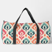 モノグラムカラフルトバル抽象芸術パターン ダッフルバッグ (正面)